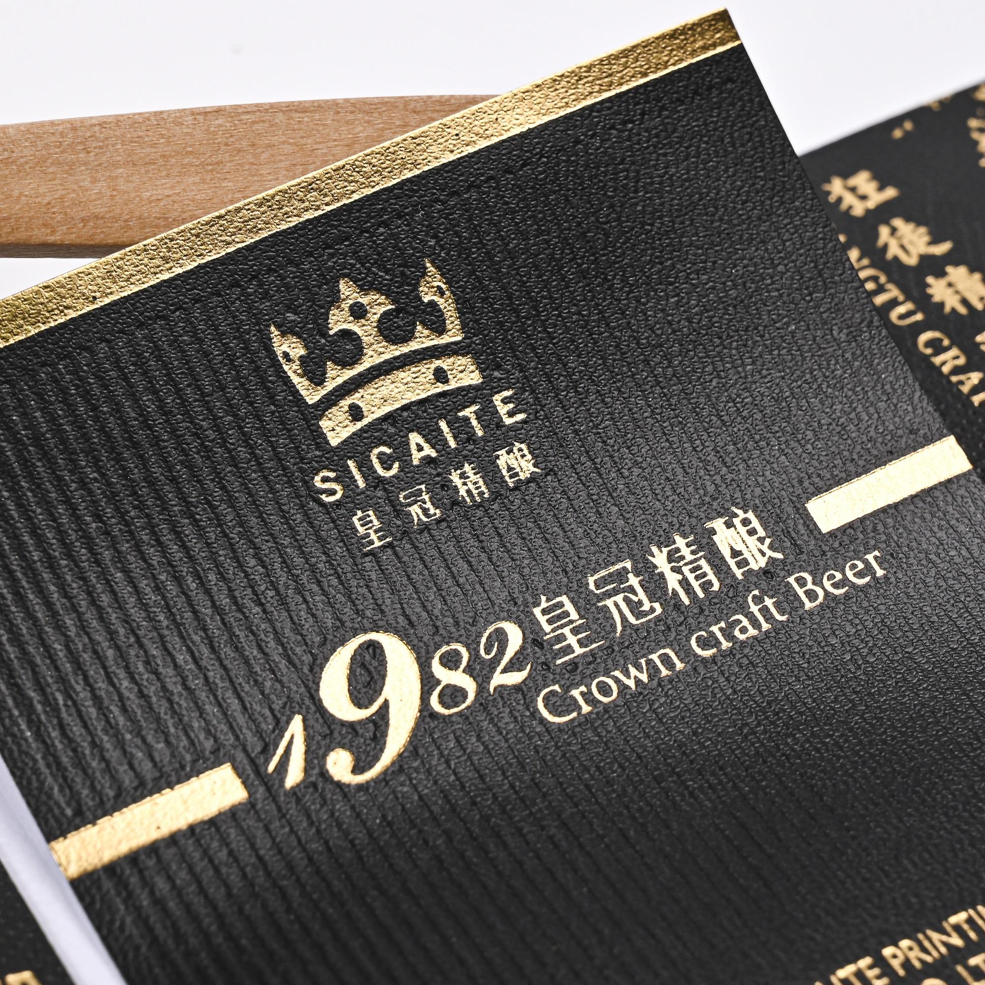 leather adhesive labels for glass products