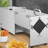 Chips de patates douces faisant la machine frites machine de découpe avec 3 tailles différentes lames de coupe