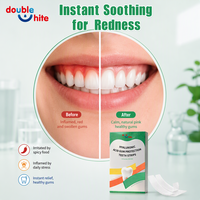 Bandes de protection des gencives à l'acide hyaluronique doublement blanchissantes, invisibles, hydratantes, barrière gingivale, hydratation longue durée, soulagement de la bouche sèche