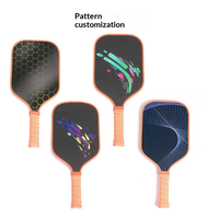 Juego de Palas de Pickleball de Fibra de Vidrio PU de 225g, Ligeras, con Mango Antideslizante, de Calidad Premium, Venta Directa, para Programas de Entrenamiento