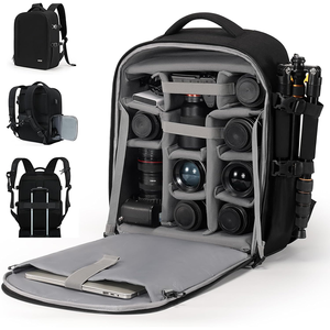 हम स्टॉक CWatcun d6 पेशेवर आउटडोर बड़ी क्षमता फोटोग्राफर मिररलेस कैमरा बैकपैक के लिए - Product Image 1