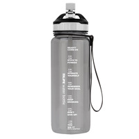 Gourde à paille en Tritan sans BPA de 650 ml avec corde pour le camping, les étudiants et les enfants - Écologique et sûre