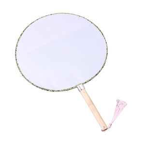 Fatingna Creative Design Round Bamboo Hand Fan DIY Painting Kit for Kindergarten Fill Art Materials Bamboo Crafts