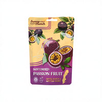 Custom Logo Laminated Dried Fruit Packaging Bag Matte Finish Zip Lock Stand up Pouch Dried Lemon Zipper Bag