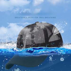 Gorras de Béisbol Trucker Deportivas de Malla sin Estructura de 6 Paneles con Logotipo Personalizado para Exteriores, Color Liso, para Correr y Pescar, Venta al por Mayor - Product Image 4