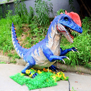 Dinosaurio Eléctrico de <span class=keywords><strong>Jurassic</strong></span> <span class=keywords><strong>World</strong></span>, Admite Personalización, Disfraz de Dinosaurio Realista, Marioneta de Dinosaurio Pequeño para Parque de Atracciones - Product Image 4