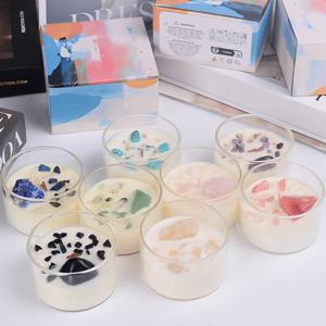 Fatti a mano profumata cera di soia tarocchi di cristallo candela per il trattamento spirituale bassa quantità di ordine minimo per uso di nozze e Bar - Product Image 3