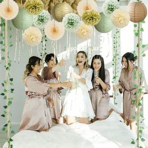 Buena compra Decoraciones para fiestas Bosque Verde Tema <span class=keywords><strong>Papel</strong></span> Flores Compromiso Cumpleaños Graduación Boda Flor <span class=keywords><strong>de</strong></span> <span class=keywords><strong>papel</strong></span> tisú - Product Image 6