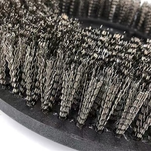 Schijfborstel Vloer Scrubber Borstel Sterke Schuurdraad Reinigingsborstel Voor Grond, Polijsten, Slijpen, Verwijderen Van Zware Vlekken - Product Image 2