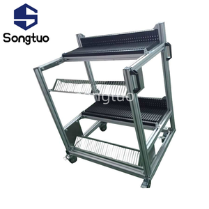 स्ट फ़जी फीडर ट्रॉली स्ट फीडर भंडारण कार्ट फजी एनक्ट फीडर कार एक टोकरी के साथ एल्यूमीनियम मिश्र धातु से बना - Product Image 2