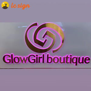 สแตนเลสตัดออกจดหมาย Backlit ป้ายกลางแจ้ง Led เข้าสู่ระบบ - Product Image 6