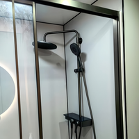 Capsule de sommeil intelligente et mobile détachable, maison conteneur anti-humidité personnalisée au design moderne pour centres commerciaux et villas
