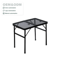 Multifunktion aler Klapp grill tisch Leichter, langlebiger Krankenhaus eingang Hotel BBQ Picknick Camping Modernes Design Höhen verstellbar
