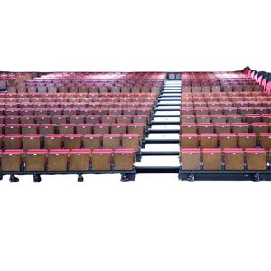 Modern Electric Telescopic Bleacher Grandstand Retractable Seating Solution System Fabric Chair Theater Furniture Metal Material - Product Image 3