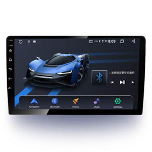 Système audio stéréo radio GPS multimédia pour voiture avec écran tactile HD, lecteur vidéo Android 9 IPS, navigation GPS, autoradio - Product Image 1