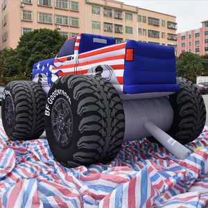 Balon nilon & PVC Model tiup untuk acara pertunjukan otomatis luar ruangan raksasa promosi merek kendaraan Off-Road properti pameran otomatis - Product Image 5