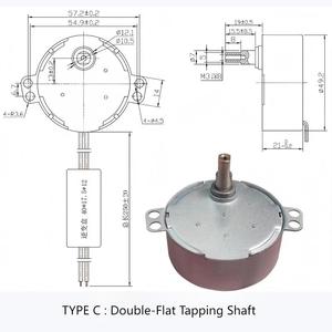 มอเตอร์ซิงโครนัส <span class=keywords><strong>BLDC</strong></span> รุ่น JS-50B(S) ปรับแต่งได้ เสียงเบา - 4W DC 5-24V 0.9-60RPM เฟืองพลาสติก สำหรับชั้นวางสินค้าปลีก - Product Image 5
