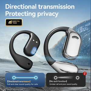 オープンイヤーTWSイヤホン スマートLED電源インジケーター付き ワイヤレス<span class=keywords><strong>Bluetooth</strong></span> 5.4ヘッドホン 空気伝導スポーツマイク iPhone対応 - Product Image 2