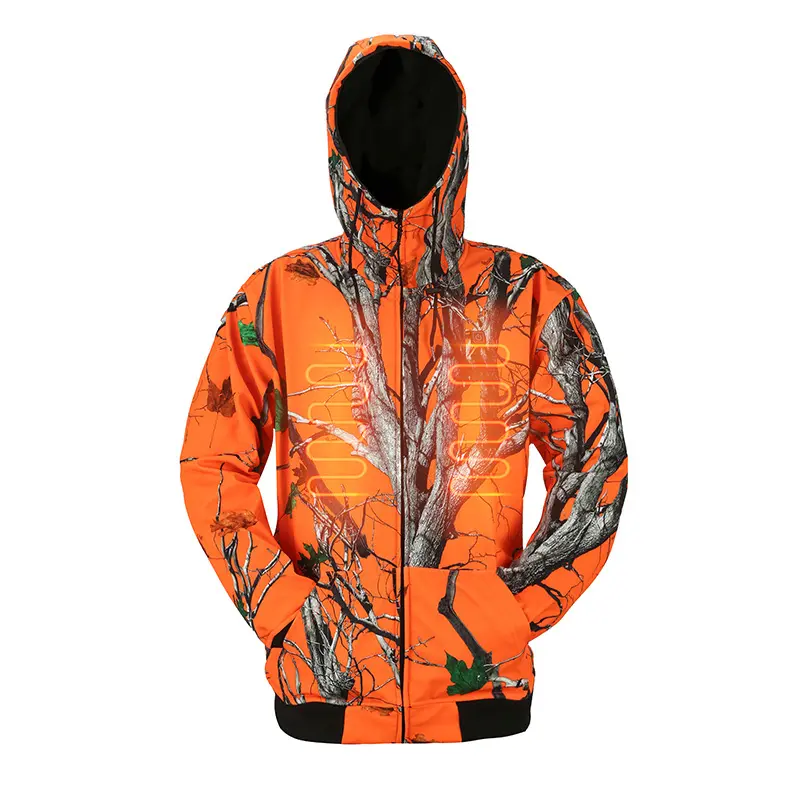 Heated Hoodie Top-Ranking Quality Unisex Outdoor Waterproof Heat Hunt Clothing Camouflage Jacket Heated Hoodie