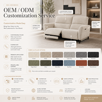 Großhandel Modernes Quadratisches Chenille-Stoff Dreisitzer-Sofa mit Verstellbaren Rückenlehnen und Komfortablen Sesseln für Hotelnutzung