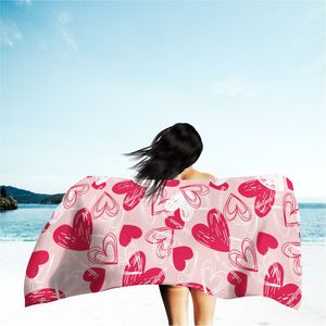 Toalla de playa sin arena reciclada de secado rápido poliéster tejido de baja cantidad personalizada - Product Image 4