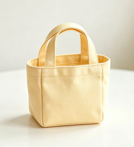 Custom Factory Supply Color Cute Mini Canvas <b>Bag</b> Bulk Accessory Storage Retail Boutique Kids <b>Party</b> <b>Gift</b> Handheld Small Cloth <b>Bag</b> - Product Image 3