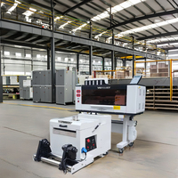 VERSIJET 2 F1080 EPS PrintHead DTF Printer 30Cm Kecepatan Tinggi dengan Mesin Penggoyang Bubuk A3 Otomatis Tinta Pigmen