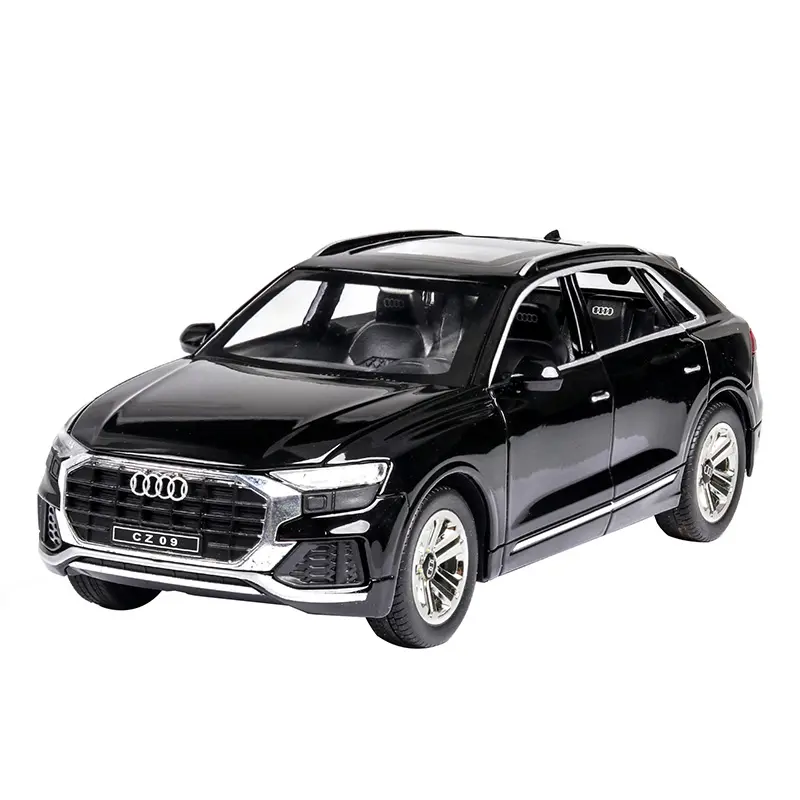 Hight qualität modell autos audi Q8 spielzeug auto modelle kinder tag geschenke