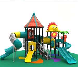 Glissières en plastique d'intérieur durables pour enfants fabriquées en Chine pour le parc d'attractions <span class=keywords><strong>ou</strong></span> le centre commercial Matériau en fibre de verre et en acier - Product Image 1