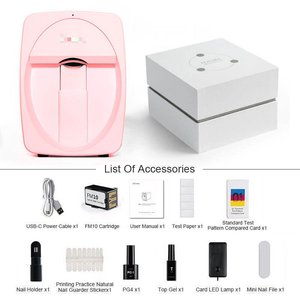 Imprimante à ongles numérique, impression 3D, Bluetooth, charge USB, appareil de bureau en plastique pour usage commercial - Product Image 5