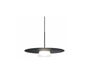 Lampe de plafond longue avec abat-jour en verre, luminaire suspendu LED pour la maison - Product Image 2