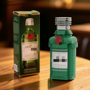 Ensemble de blocs de construction en plastique personnalisés pour bouteille de whisky, pour un cadeau créatif <span class=keywords><strong>et</strong></span> une présentation de collection - Product Image 6
