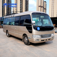 Bus de tourisme d'occasion de haute qualité, luxe, essence/diesel, Toyota Coaster 30 places, à vendre