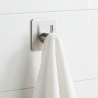 Ensemble d'accessoires de salle de bain en acier inoxydable brossé, 4 pièces, écologique, moderne, pour hôtel et maison, à fixer au mur