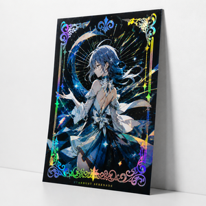 Affiches d'art personnalisées en feuille holographique, illustrations holographiques de fanart de dessins animés, marchandises fantaisie d'anime, goodies de collection, posters - Product Image 2