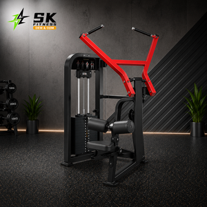 Machine professionnelle de tirage vertical assis SK avec pile de poids pour l'entraînement de la force dorsale – Équipement de fitness et de musculation Pro - Product Image 1