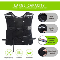 Vente chaude Sport course sac à dos hydratation Pack avec écran tactile téléphone sac course gilet pour femmes hommes respirant maille gilet