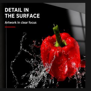 Impression murale de cuisine Red Pepper Splashback, nature morte alimentaire pour restaurant, café, salle à manger, hôtel, intérieurs modernes - Product Image 3