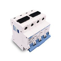 Disjoncteur miniature à courant continu 4P DC MCB 1000V 3A 6A 10A 16A 20A 25A 32A 40A 50A 63A pour système photovoltaïque solaire