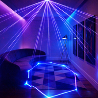 Wuzstar Projecteur DMX d'animation 3D pour application mobile, éclairage de scène DJ activé par le son pour ambiance dynamique de cour et de mariage