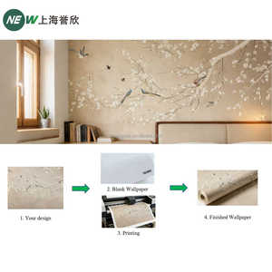Papier peint <span class=keywords><strong>mural</strong></span> autocollant personnalisable, amovible, service d'impression sur mesure, usine partenaire <span class=keywords><strong>HP</strong></span> Latex - Product Image 3