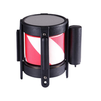Barrière de file d'attente rétractable en acier inoxydable noir Xuxuan X-MZ2, barrière murale