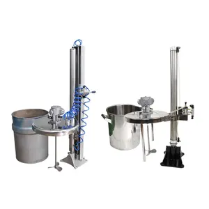 Stainless steel industrial mixing machine pneumatic ink mixer pneumatic small lab mixer for making cosmetic