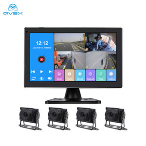 10.1inch màn hình cảm ứng 1080P AHD Ai Xe Tải xe buýt Xe an ninh với bốn kênh video BSD bsm mù Màn hình tại chỗ và báo động ánh sáng - Product Image 3