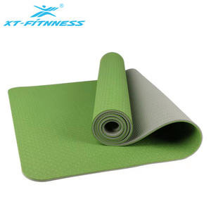 Venta caliente antideslizante inofensivo de <span class=keywords><strong>doble</strong></span> capa Eco Friendly Tpe <span class=keywords><strong>Yoga</strong></span> Mat 6mm - Product Image 5