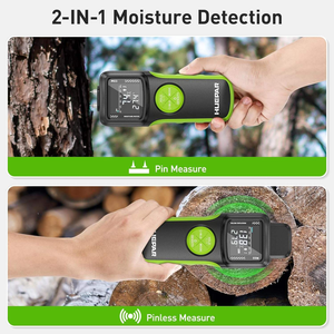 <span class=keywords><strong>Huepar</strong></span> M03 Pin & Pinless Détection d'humidité du bois 2 en 1 dans le bois et les matériaux de construction avec écran rétroéclairé - Product Image 3