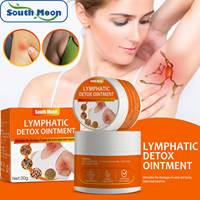 Vente en gros d'onguent détoxifiant lymphatique South Moon, chaud pour le cou, anti-gonflement, à base d'herbes, pansement lymphatique médical, relaxation corporelle, soins de santé