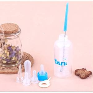 Ensemble de petits biberons réutilisables de 60 ml pour chats et chiens - Product Image 4