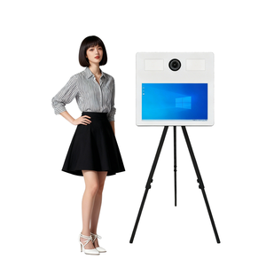 Photomaton miroir magique tout-en-un avec écran tactile de 21,5 pouces - Caméra, impression instantanée et logiciel de photographie - Product Image 1