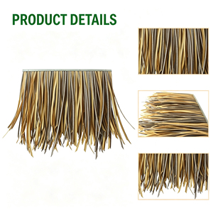 Teli <span class=keywords><strong>in</strong></span> Paglia Sintetica per Paesaggistica <span class=keywords><strong>di</strong></span> Cortili, Paglia <span class=keywords><strong>Finta</strong></span> Decorativa per Gazebo e Tettoie da Esterno, per Agriturismi - Product Image 2